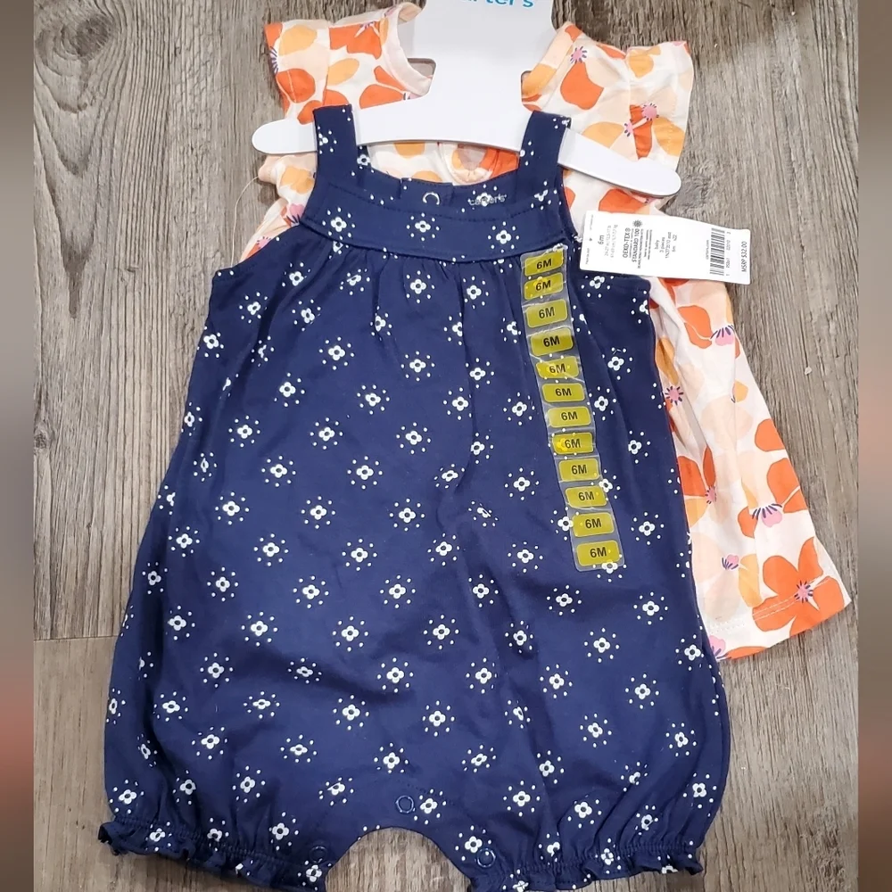 Carter's Flower One Piece & Dress Set of 2